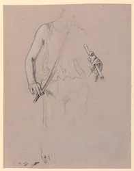 Étude de figure : Homme costumé