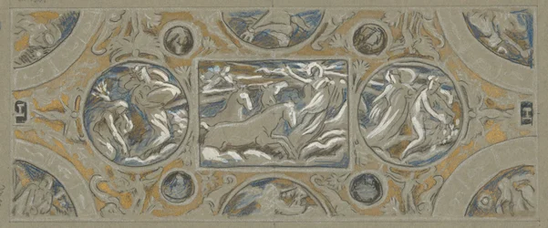 Étude préliminaire pour le plafond de la maison Huntington, de 60 études pour le plafond Huntington (1926.80)