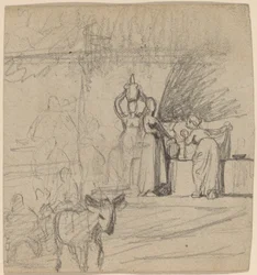 Fils et âne, c. 1859