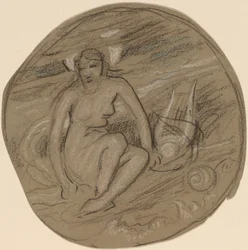 Étude pour la musique, vers 1890