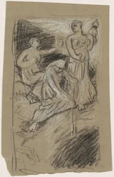 Étude pour Les Parques rassemblant les étoiles, 1884-1887