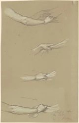 Étude pour Les Parques rassemblant les étoiles, vers 1884-1887