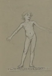 Étude pour Jeunesse ailée (Le Nouvel An)