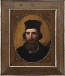 Portrait du peintre danois Thorald Læssøe (1816-1878)