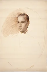 Esquisse de portrait. Probablement le fils de l