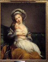 Madame Vigée-Le Brun et sa fille, Jeanne Marie-Louise (1780-1819), 1789, 1.05 x 0.84, Musée du Louvre, Paris