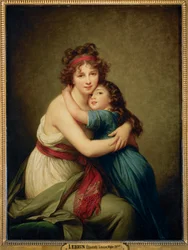 Madame Vigee-Le Brun et sa fille Julie ...