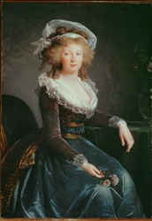 Marie-Thérèse de Bourbon, épouse de Louis de France, fils non régnant de Louis XV ...