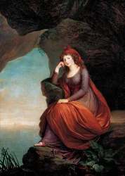 Portrait de Maria Josepha Hermenegilde von Liechtenstein, princesse Esterhazy, en Ariane à Naxos