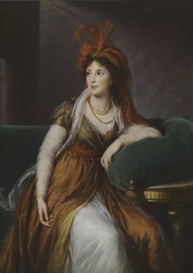 Comtesse Anna Alexandrovna Golitsyna, née Princesse Bagrationi-Gruzinskaya 1763-1842, 1797