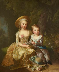Portrait de Madame Royale et Louis-Joseph Xavier, Dauphin de France
