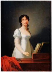Portrait de la chanteuse italienne Angelika Catalani, fin 18ème ou début 19ème siècle
