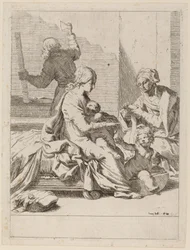 La Sainte Famille avec Sainte Élisabeth et Saint Jean-Baptiste
