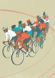 Course de vélo