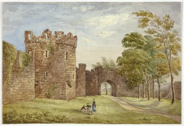 Portail, château de Beauman