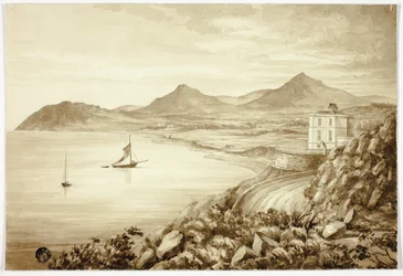 Vallée de Shanganagh, Dún Laoghaire, avec bateaux