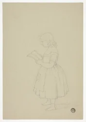 Jeune fille lisant