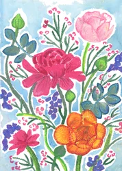 Renoncule, 2018 (pastel à l