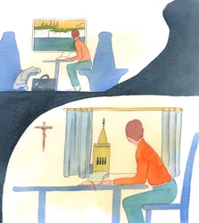 Une personne qui adopte un nouveau pays, qui l
