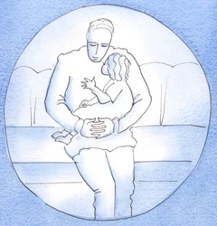 Un vrai contemplatif reste proche de Dieu, comme un enfant avec son père repose sa tête sur sa poitrine, levant la tête seulement pour parler