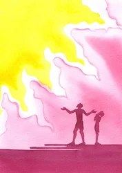 Adam et Ève sont chassés du Paradis