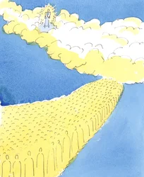 Tous les Saints au Ciel savent ce que les gens depuis Moïse savent, que Dieu veut que nous honorions notre mère et notre père