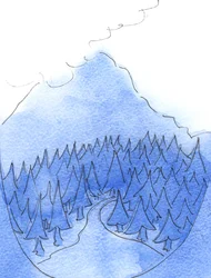 Le long du chemin vers le Ciel : Il vaut mieux garder les yeux sur le sommet lumineux de la Sainte Montagne que sur la route sombre en dessous