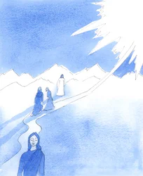 Comme mon cœur souffre maintenant, me dit le Christ, ainsi Son cœur souffrait lorsque, durant Sa vie terrestre, Il voyait les hommes ignorer Ses sages paroles et refuser de suivre le Chemin du Ciel, 2005