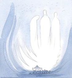 À la messe, mon âme a été élevée dans la joie de la Très Sainte Trinité; j