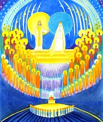 À la messe, nous sommes unis avec toute la compagnie du ciel, 2001