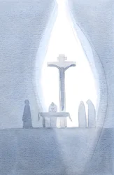 À chaque messe, nous devenons présents au seul sacrifice du Calvaire, comme si un rideau se levait devant nous.