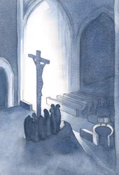 À la messe, nous offrons en action de grâce un sacrifice saint et vivant.