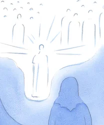 Par la prière, nous sommes très proches des Saints du Ciel, comme si le sol du ciel descendait. Chaque acte de foi nous rapproche encore plus, 2002
