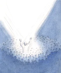 Le Christ est présent ici avec nous à la messe, vraiment humain, offrant son sublime sacrifice au nom de ses frères et sœurs, 2001