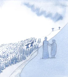 Le Christ regarde tendrement notre souvenir de Sa Passion sacrée. Il aime notre dévotion et voit comment nous progressons en humilité