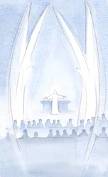 Le Christ notre Seigneur ressuscité était Présent en nous, dans Sa gloire et Sa puissance, gardé par Ses Saints Anges