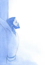 Le Christ, vrai homme, a aimé ses semblables avec son amour divin, "en une réparation infinie pour toutes leurs offenses".