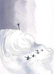 Nous pouvons unir toutes nos intentions à la prière puissante du Christ à la Messe, en nous cachant derrière Sa robe, en faisant confiance à Ses mérites.