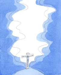 Le sacrifice du Christ au Calvaire, représenté dans la messe de manière sacramentelle, est le sacrifice "parfumé" dont l