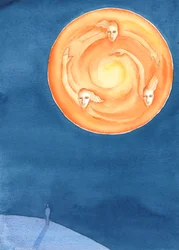 Chaque personne sur terre, marquée par le péché originel, est invitée à partager la vie des Trois Personnes Divines, Un Dieu, qui vivent dans une joie et une radiance infinies