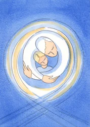 Dieu le Père nous aime chacun avec un amour passionné, et nous tient dans Son tendre étreinte