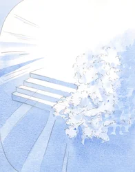 Dieu a accueilli ses moines martyrs dans la compagnie des Saints. Des fleurs blanches décoraient l