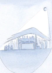 Je dois abriter ceux qui viennent à moi pour se réconforter, même si mon cœur est comme une hutte de boue, pas encore un palais!