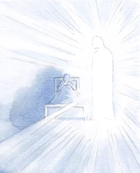 Je me souviens que le Christ est venu à moi en tant que jeune adulte : Sa gloire était éblouissante; je voyais mon âme sombre