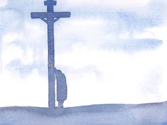 Si nos souffrances rendent la prière difficile, nous pouvons simplement nous appuyer sur la Croix, près du Christ, nous reposer en Lui, et endurer patiemment nos difficultés