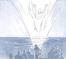 En communion, Dieu est parfois adoré dans 
