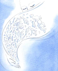 Aux yeux de Dieu, les petits bébés qui meurent - avant ou après la naissance - sont comme des étoiles filantes qui brillent brièvement puis tombent du ciel