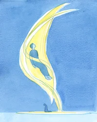 En contemplation, nous pouvons être tenus comme dans un grand 