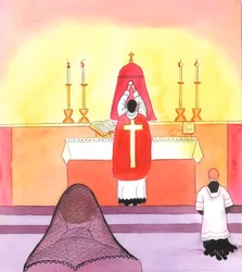 Par des étapes délibérées (expliquées par le Christ), il m
