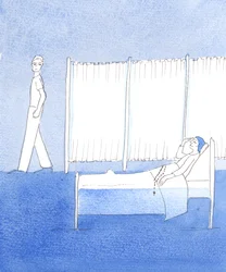 Il est important de persévérer dans la prière même pendant la maladie, 2004 (aquarelle sur papier)